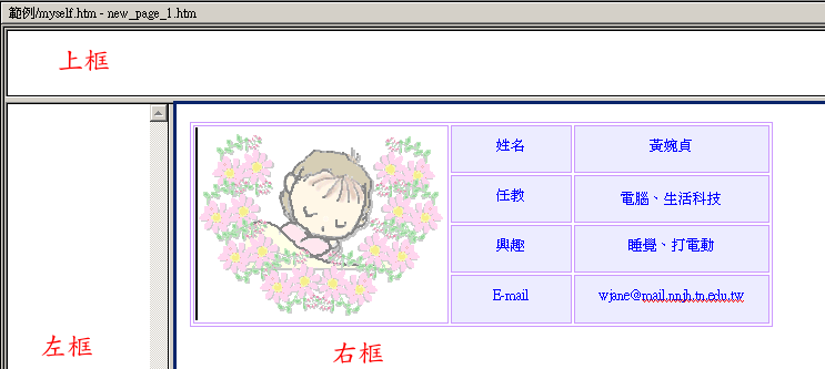 Frontpage教程:教你制作网页框架(图6)