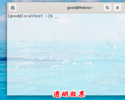 fedora终端怎么自定义透明效果? linux透明效果的设置方法(图7)
