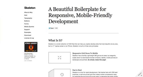 分享那些Web设计大神们常用的响应式框架(图4)