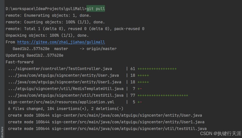 Idea中的git命令使用详解(包括现象含义)(图3)