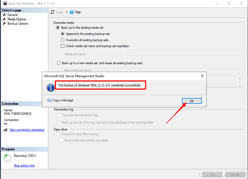 SQL Server数据库的备份和还原保姆级教程(图12)