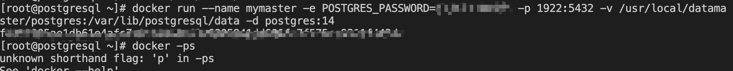 在docker上部署postgreSQL主从的超详细步骤(图3)