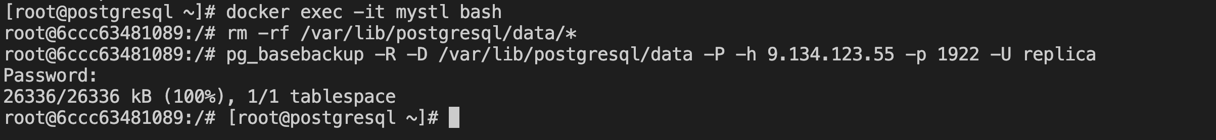 在docker上部署postgreSQL主从的超详细步骤(图14)