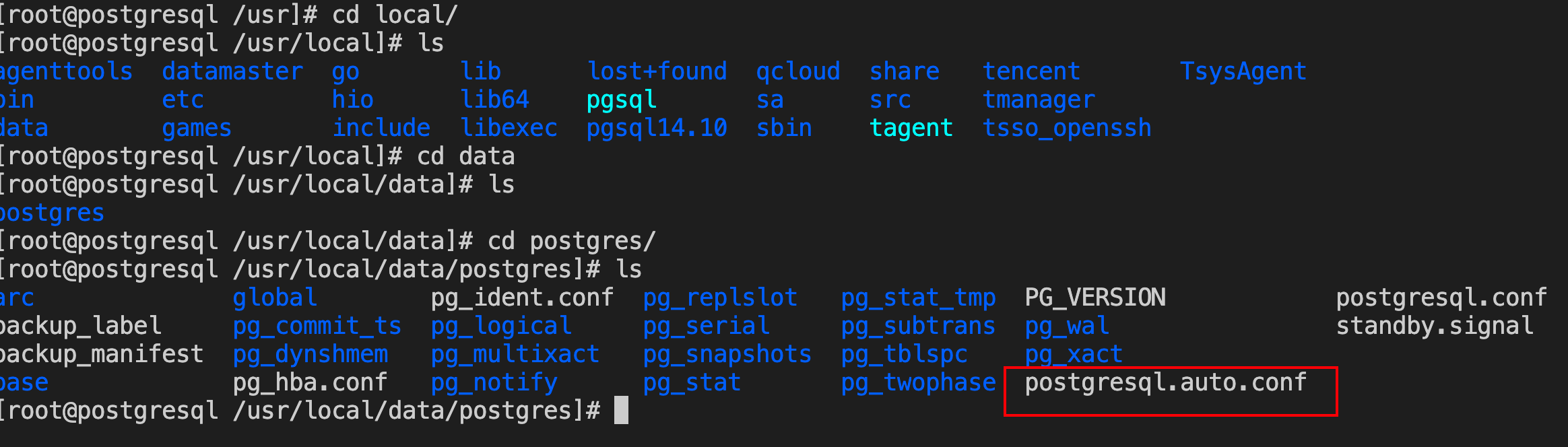 在docker上部署postgreSQL主从的超详细步骤(图15)