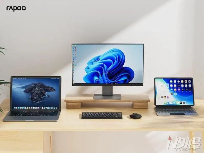 80键区带数字键功能 雷柏8000GT 2024款多模无线键鼠套装发布(图3)