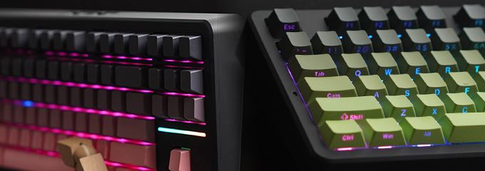 人体工学+三模操控! 前行者一方X87三模机械键盘拆解评测(图1)