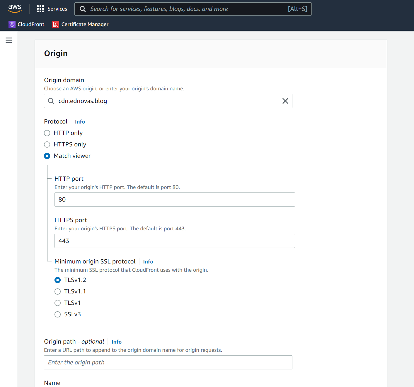 亚马逊 AWS Cloudfront CDN 使用教程(图3)