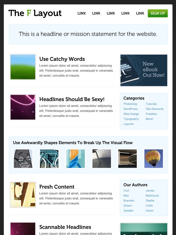 如何让网页可读性更强?善用F式布局设计增强网页可读性方法解答(图6)