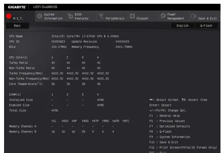 技嘉主板怎么进入BIOS? 技嘉主板bios功能设置图解教程(图4)
