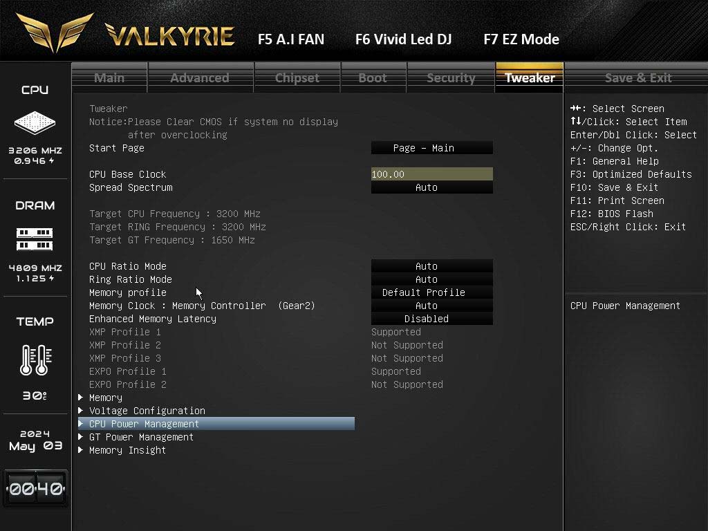 映泰Z790/B760主板BIOS更新怎么启动Intel Default Settings功能?(图2)