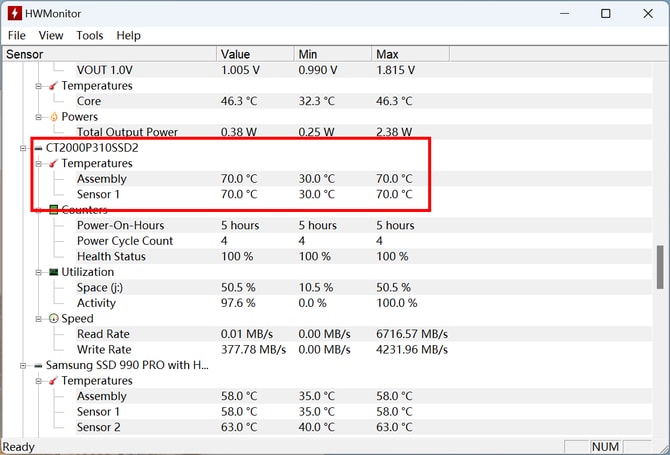 英睿达P310 SSD怎么样 Crucial 英睿达P310 NVMe 2TB SSD评测(图16)