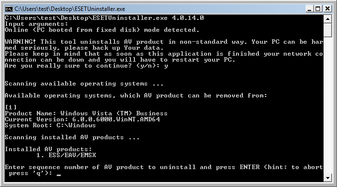 ESET不能卸载怎么办?(图2) ESET 官方卸载工具ESET Uninstaller - 阿弥陀佛 - 阿弥陀佛