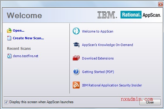 IBM Rational AppScan使用详细说明 - 第1张 | 阿德马Web安全 IBM Rational AppScan使用详细说明 - 第1张 | 阿德马Web安全