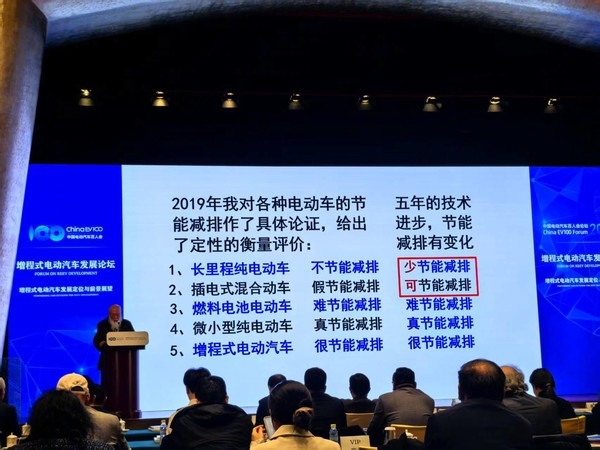 为什么院士称增程式汽车很节能减排：效果比长续航纯电动车好