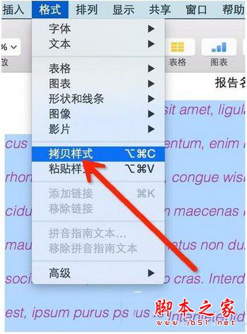 pages格式刷怎么用?快捷键是什么?pages格式刷最全攻略教程(图2) pages格式刷怎么用?在哪里?pages格式刷快捷键介绍1