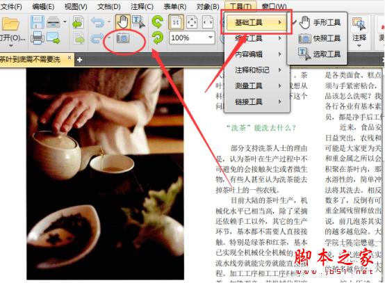 迅捷pdf编辑器如何使用快照工具(图2) 迅捷pdf软件页面截图2