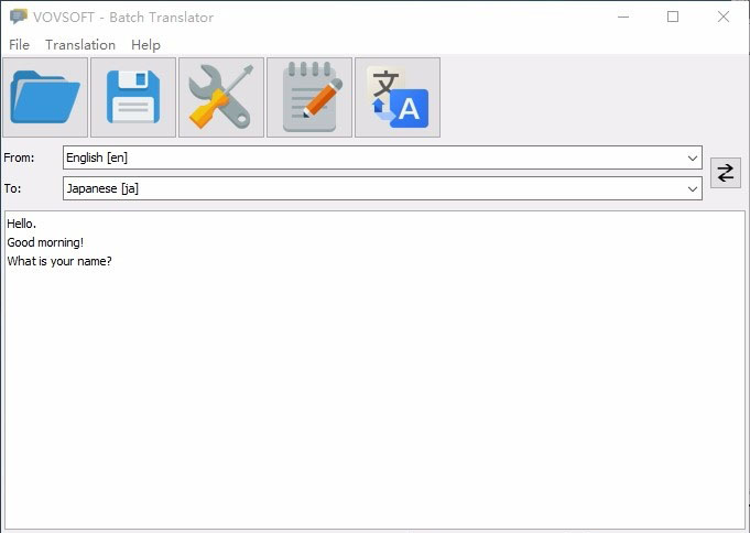 Vovsoft Batch Translator怎么转换翻译 Vovsoft Batch Translator翻译方法介绍(图1) Vovsoft Batch Translator(批量翻译软件)