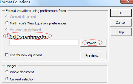 MathType preference file