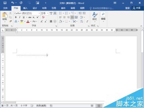Word2016输入空格键显示点该怎么办