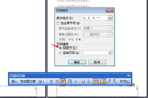 WORD文档有两页的页码都是1怎么办