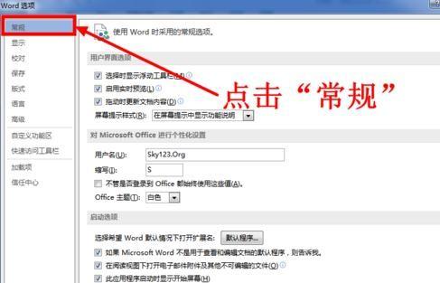 word2013中怎样取消模板显示