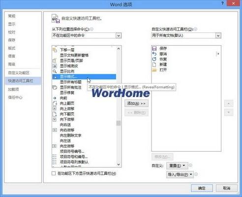 如何显示Word2013文档中的所有格式