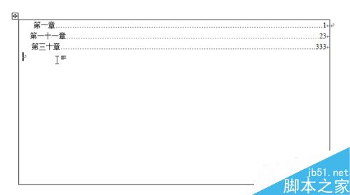 word2003做目录页时如何对齐两侧文字
