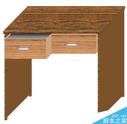 在word文档中如何绘制书桌?(图1)