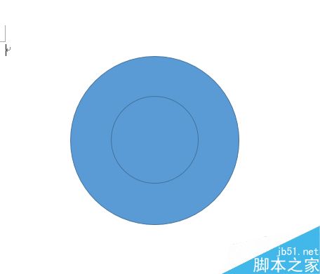 WORD中怎么画同心圆？