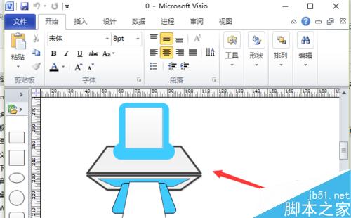在word文档中怎么编辑visio图案?(图2) 如何在word中编辑visio图案?