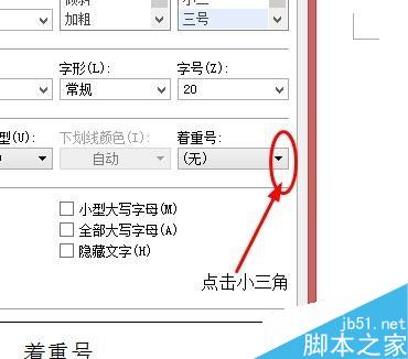 在word文档中如何给文字添加着重号?(图7) word中文字如何添加着重号?