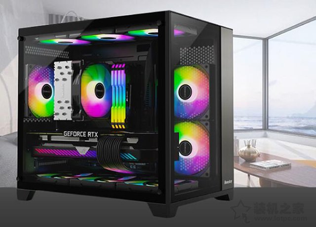 网红款海景房主机!i5 12400F/12490F独显设计剪辑游戏电脑配置(图1)