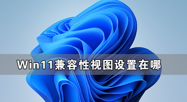 Win11兼容性视图设置在哪 Win11网页兼容性怎么设置(图1) Win11兼容性视图设置在哪