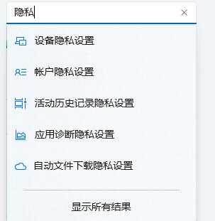 Win11如何进行隐私设置?Win11隐私设置的方法(图5) Win11如何进行隐私设置?
