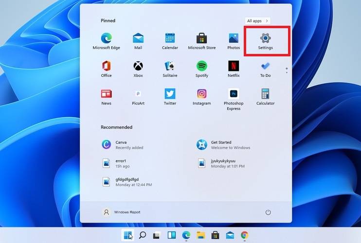 Windows11怎么删除开始菜单中的推荐文件部分?(图2) Windows11怎么删除开始菜单中的推荐文