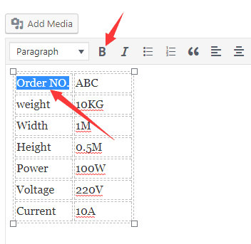 在WordPress文章中插入表格的四种方法，史上最全 WordPress 第4张
